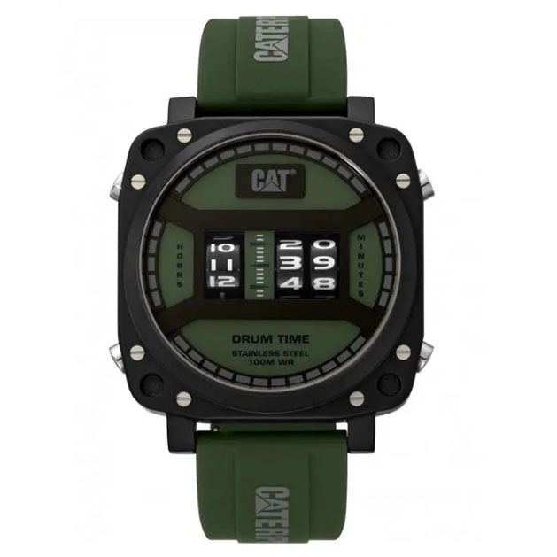 ΡΟΛΟΙ CATERPILLAR   DR16123311 CATERPILLAR Drum Green Silicone Strap