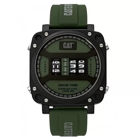 ΡΟΛΟΙ CATERPILLAR   DR16123311 CATERPILLAR Drum Green Silicone Strap