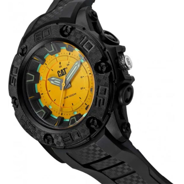 ΡΟΛΟΙ CATERPILLAR  LU16021721 CATERPILLAR P10 Black Synthetic Strap
