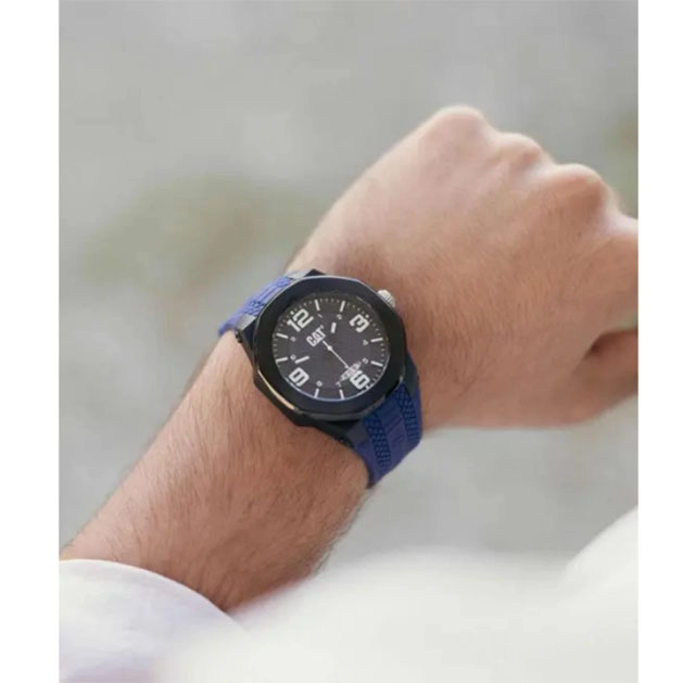 ΡΟΛΟΙ CATERPILLAR  LT16126632 CATERPILLAR Hive Blue Silicone Strap