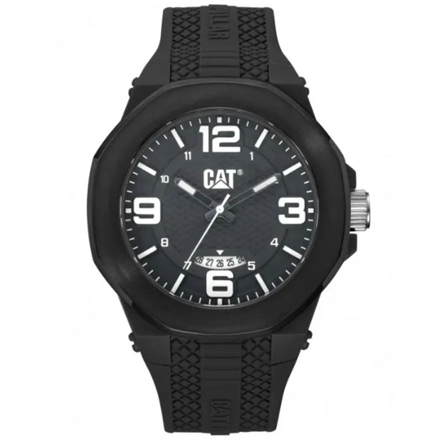 ΡΟΛΟΙ CATERPILLAR  LT16121532 CATERPILLAR Hive Black Silicone Strap