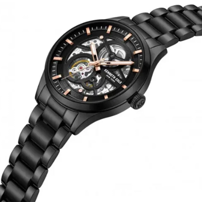 Ρολόι KENNETH COLE KCWGY0046403 KENNETH COLE Automatic Black Stainless Steel Bracelet
