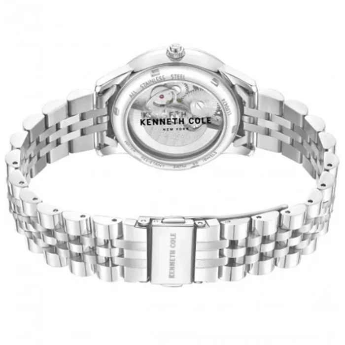 Ρολόι KENNETH COLE KCWLL0047401 KENNETH COLE Automatic Silver Stainless Steel Bracelet