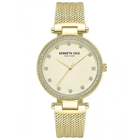 Ρολόι KENNETH COLE KCWLG0048503 KENNETH COLE Modern Classic Crystals Gold Stainless Steel Bracelet