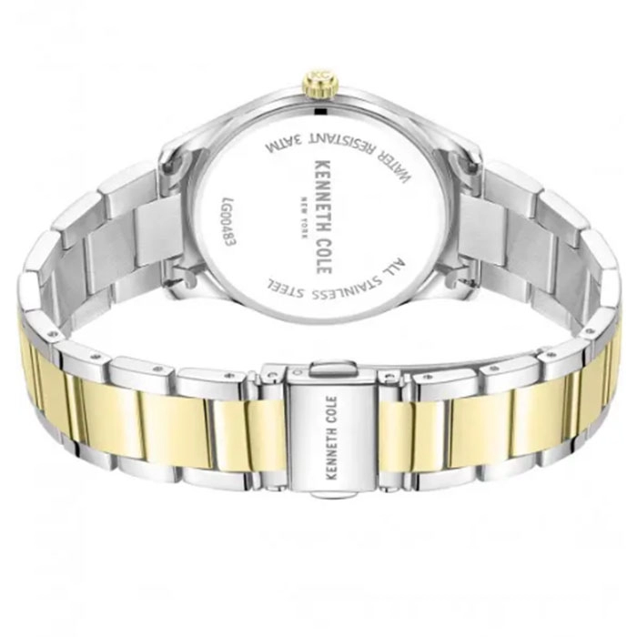 Ρολόι KENNETH COLE KCWLG0048302 KENNETH COLE Modern Classic Crystals Two Tone Stainless Steel Bracelet