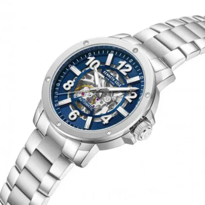 Ρολόι KENNETH COLE KCWGY0064002 KENNETH COLE Automatic Silver Stainless Steel Bracelet