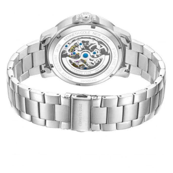 Ρολόι KENNETH COLE KCWGY0064002 KENNETH COLE Automatic Silver Stainless Steel Bracelet