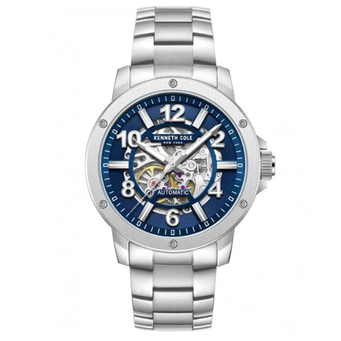 Ρολόι KENNETH COLE KCWGY0064002 KENNETH COLE Automatic Silver Stainless Steel Bracelet
