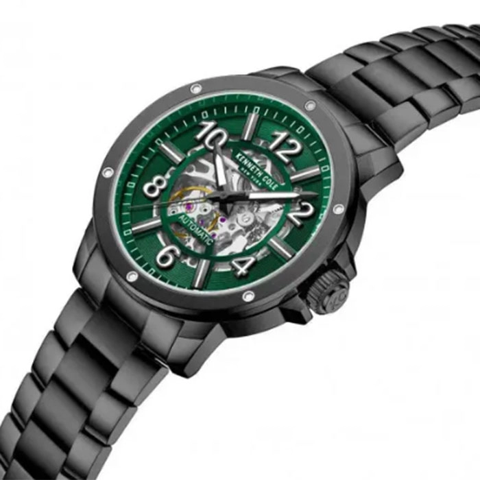 Ρολόι KENNETH COLE KCWGY0064001 KENNETH COLE Automatic Black Stainless Steel Bracelet