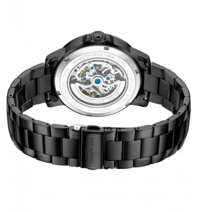 Ρολόι KENNETH COLE KCWGY0064001 KENNETH COLE Automatic Black Stainless Steel Bracelet
