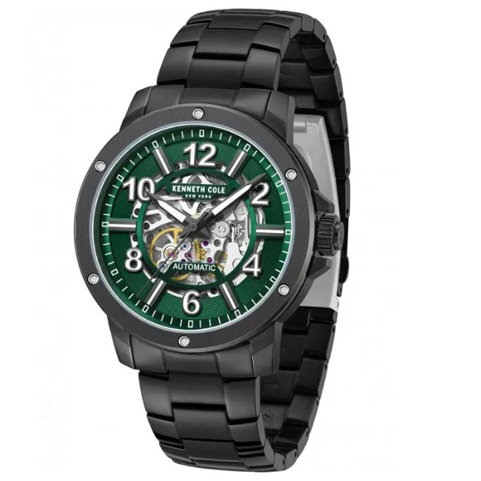 Ρολόι KENNETH COLE KCWGY0064001 KENNETH COLE Automatic Black Stainless Steel Bracelet