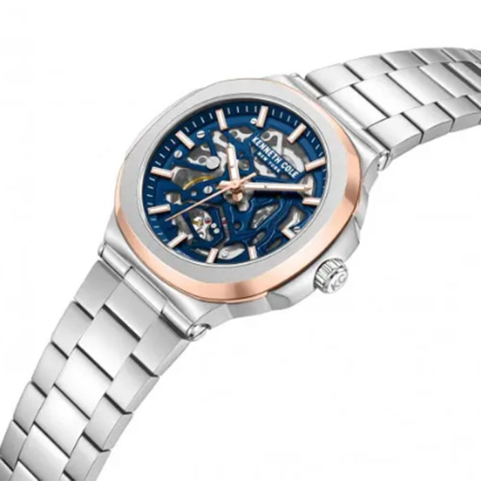 Ρολόι KENNETH COLE KCWGY0046201 KENNETH COLE Automatic Silver Stainless Steel Bracelet