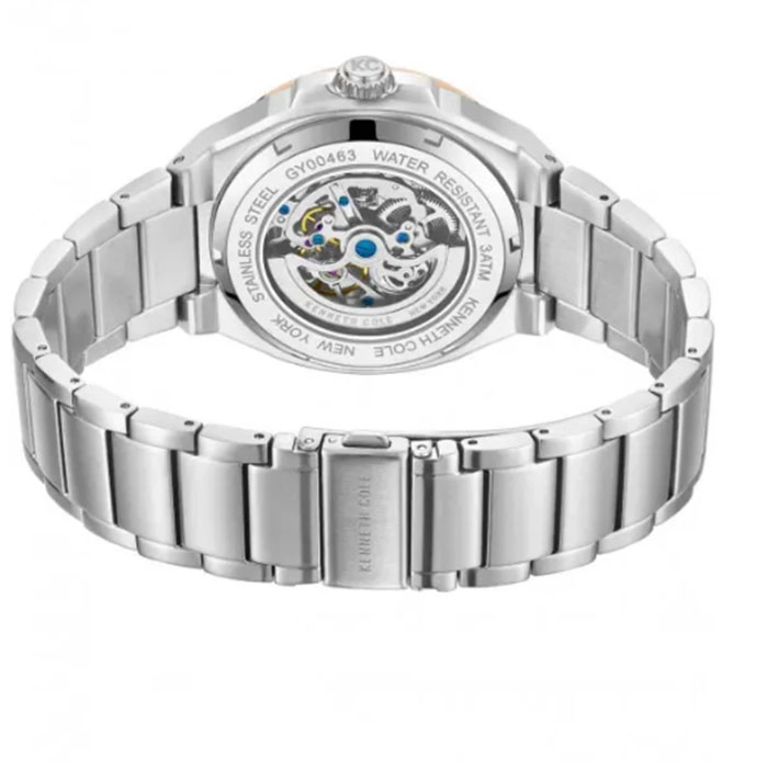 Ρολόι KENNETH COLE KCWGY0046303 KENNETH COLE Automatic Silver Stainless Steel Bracelet