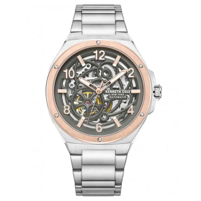 Ρολόι KENNETH COLE KCWGY0046303 KENNETH COLE Automatic Silver Stainless Steel Bracelet