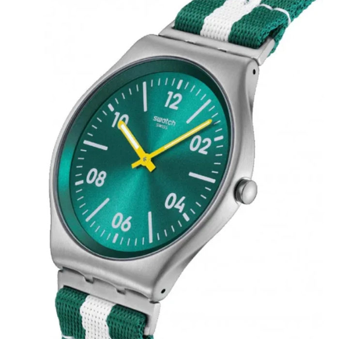 ΡΟΛΟΙ SWATCH   SS07S149 SWATCH Essentials Casual Stripe Multicolor Fabric Strap