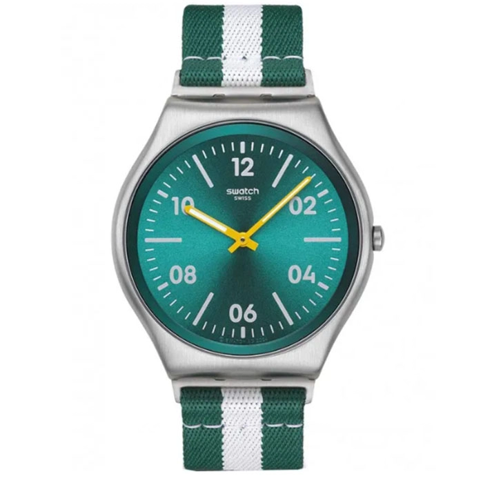 ΡΟΛΟΙ SWATCH   SS07S149 SWATCH Essentials Casual Stripe Multicolor Fabric Strap