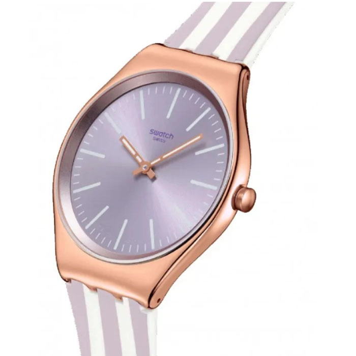ΡΟΛΟΙ SWATCH  SYXG130  SWATCH Essentials Simply Beachy Two Tone Silicone Strap