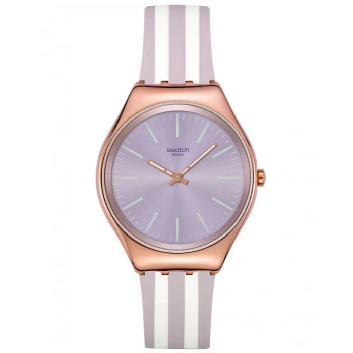 ΡΟΛΟΙ SWATCH  SYXG130  SWATCH Essentials Simply Beachy Two Tone Silicone Strap