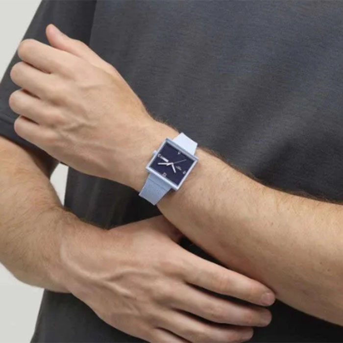 ΡΟΛΟΙ SWATCH  SO34L701 SWATCH Essentials Bright Angle Light Blue Silicone Strap