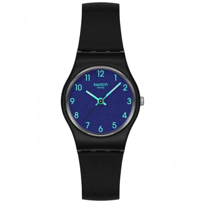 ΡΟΛΟΙ SWATCH  LB188 Ρολόι SWATCH Essentials Grace In Time Black Silicone Strap