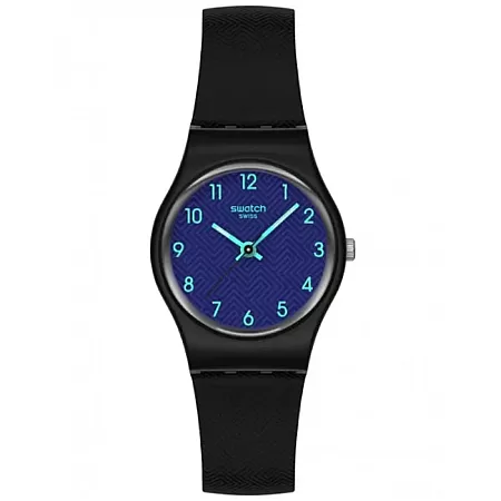 ΡΟΛΟΙ SWATCH  LB188 Ρολόι SWATCH Essentials Grace In Time Black Silicone Strap