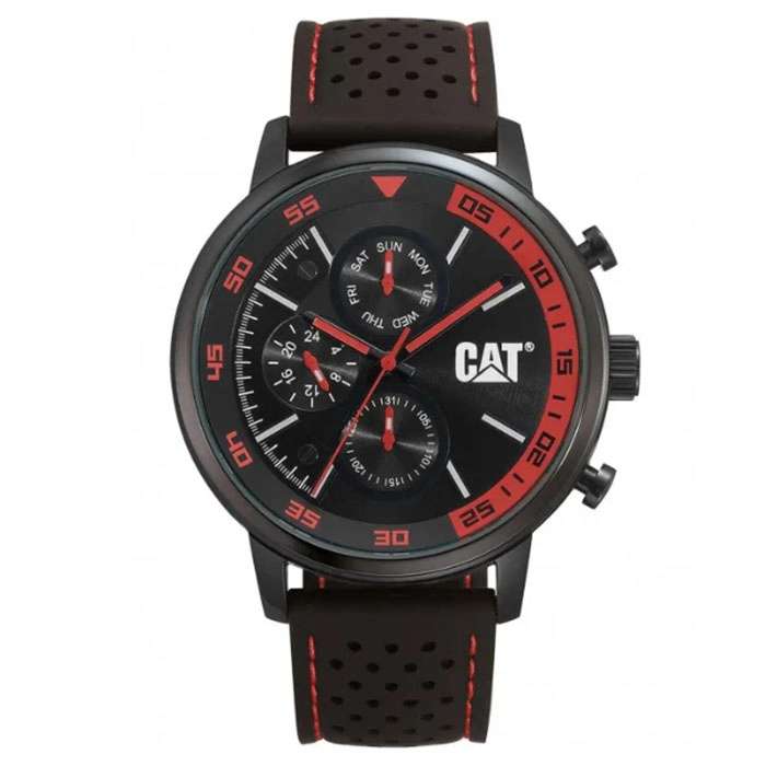 ΡΟΛΟΙ CATERPILLAR  AK16921128 CATERPILLAR Sail 1.2 Black Silicone Strap