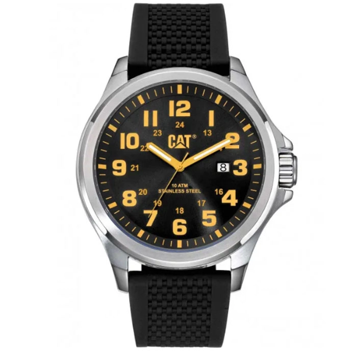 ΡΟΛΟΙ CATERPILLAR  PU14121117 CATERPILLAR Operator 1.2 Black Silicone Strap