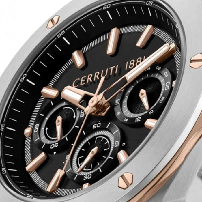 ΡΟΛΟΙ CERRUTI  CIWGQ0085603 CERRUTI Ruscello Chronograph Green Silicone Strap