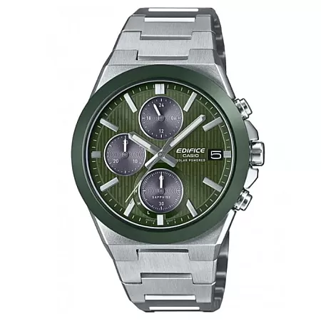 ΡΟΛΟΙ  CASIO  EFS-S650D-3AEF CASIO Edifice Solar Chronograph Silver Stainless Steel Bracelet