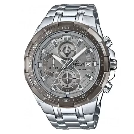 ΡΟΛΟΙ  CASIO   EFR-539DE-8AVUEF CASIO Edifice Chronograph Silver Stainless Steel Bracelet
