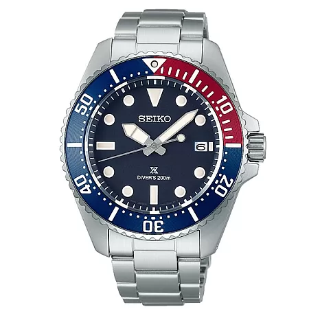 ΡΟΛΟΙ SEIKO SNE595P1 SEIKO Prospex Solar  Silver Stainless Steel Bracelet