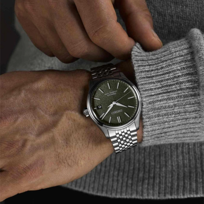 ΡΟΛΟΙ SEIKO SPB465J1 SEIKO Presage Classic Series 'Sensaicha' Automatic  Silver Stainless Steel Bracelet