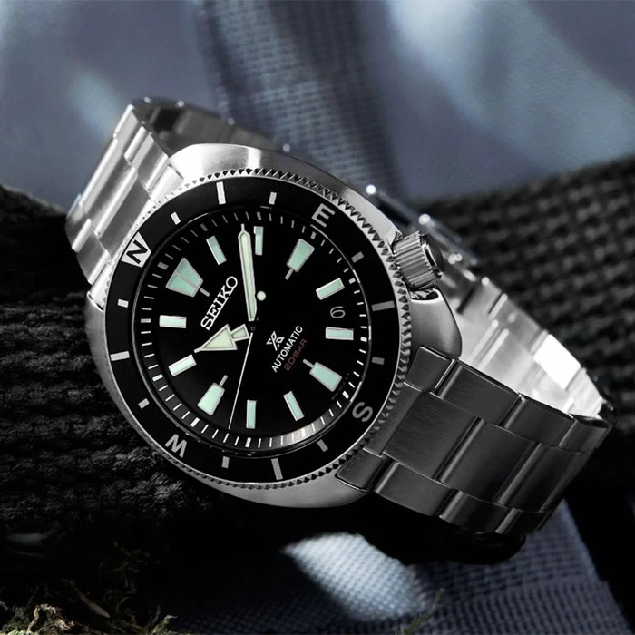 ΡΟΛΟΙ SEIKO SRPH17K1  SEIKO Prospex Divers 'Tortoise' Automatic Silver Stainless Steel Bracelet