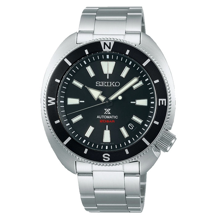 ΡΟΛΟΙ SEIKO SRPH17K1  SEIKO Prospex Divers 'Tortoise' Automatic Silver Stainless Steel Bracelet
