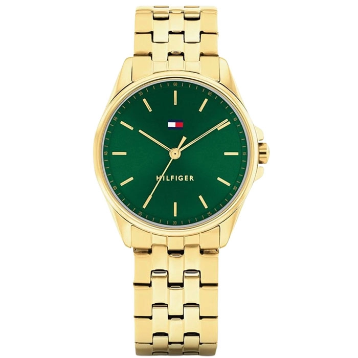 ΡΟΛΟΙ TOMMY 1782799 TOMMY HILFIGER Jade  Gold Stainless Steel Bracelet