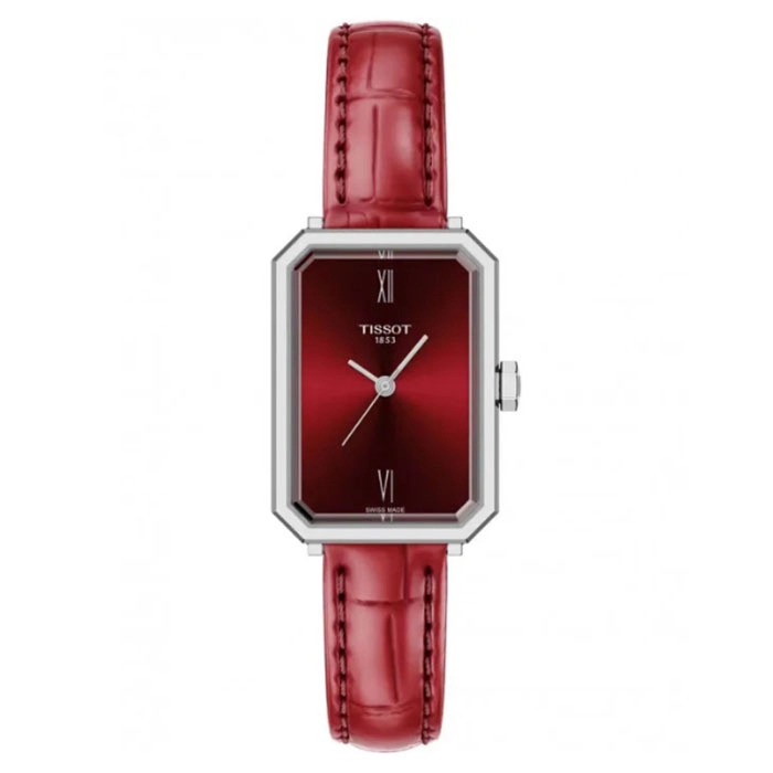 ΡΟΛΟΙ TISSOT  T1601101642300 TISSOT SRV Red Leather Strap