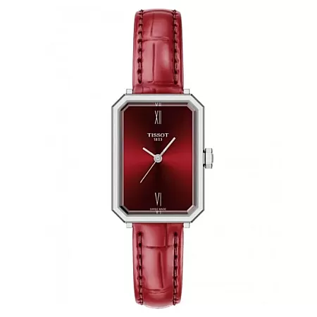 ΡΟΛΟΙ TISSOT  T1601101642300 TISSOT SRV Red Leather Strap