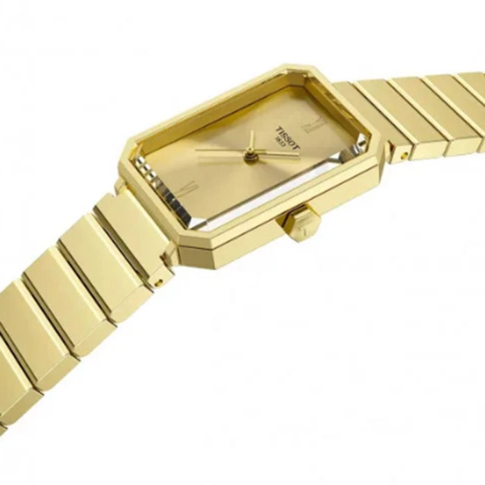 ΡΟΛΟΙ TISSOT  T1601103302300 TISSOT SRV Gold Stainless Steel Bracelet