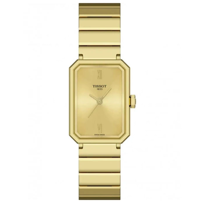 ΡΟΛΟΙ TISSOT  T1601103302300 TISSOT SRV Gold Stainless Steel Bracelet