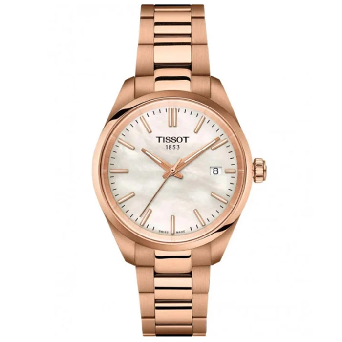 ΡΟΛΟΙ TISSOT  T1502103311100 TISSOT T-Classic PR 100 Rose Gold Stainless Steel Bracelet
