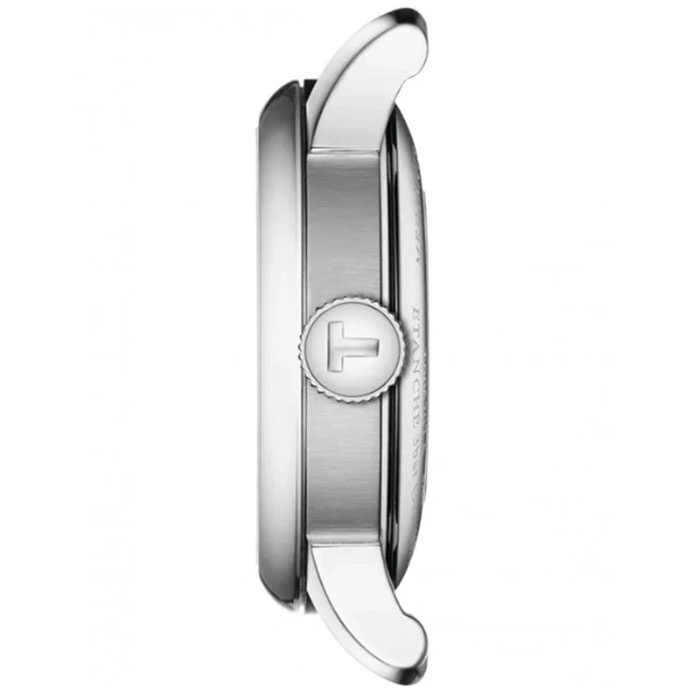 ΡΟΛΟΙ TISSOT  T0062071604600 TISSOT Classic Traditional Le Locle Diamonds Automatic Blue Leather Strap