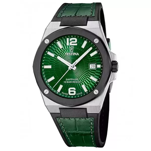 ΡΟΛΟΙ FESTINA   F22001/3  FESTINA Vallee Two Tone Leather Strap