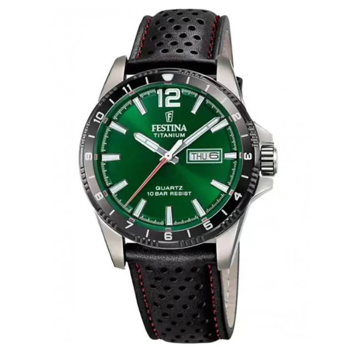 ΡΟΛΟΙ FESTINA   F20699/3 FESTINA Black Leather Strap