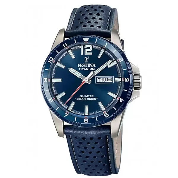 ΡΟΛΟΙ FESTINA  F20699/2 FESTINA Blue Leather Strap