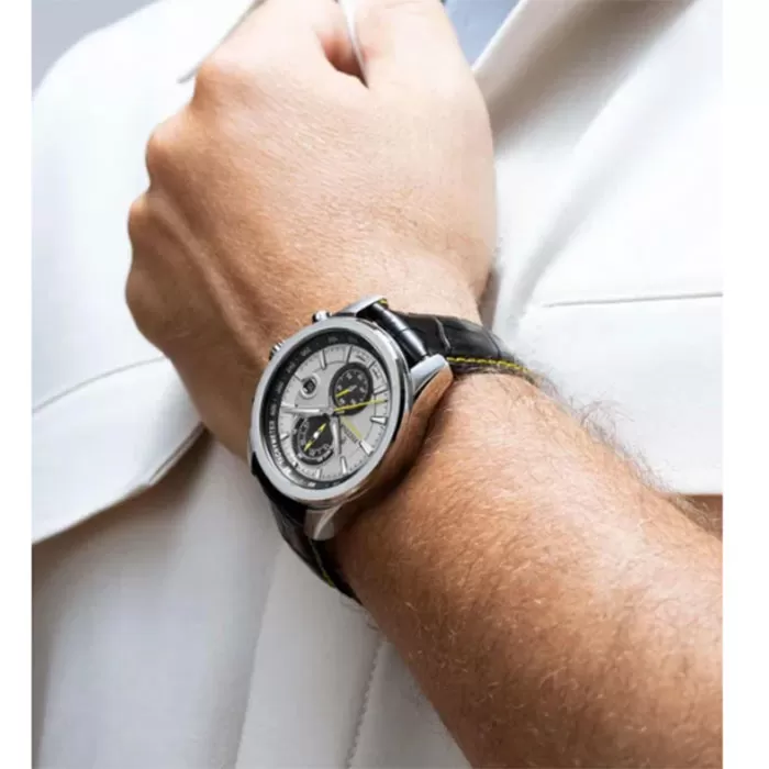 ΡΟΛΟΙ FESTINA  F20695/4 FESTINA Timeless Chronograph Black Leather Strap