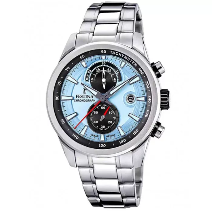 ΡΟΛΟΙ FESTINA  F20694/2 FESTINA Timeless Chronograph Silver Stainless Steel Bracelet