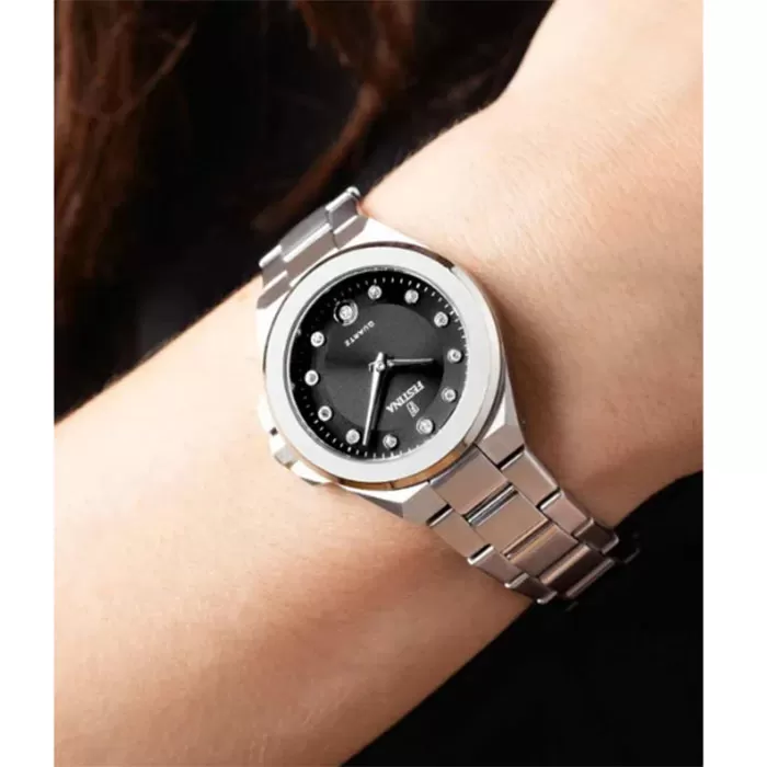 ΡΟΛΟΙ FESTINA  F20700/6 FESTINA Mademoiselle Crystals Silver Stainless Steel Bracelet