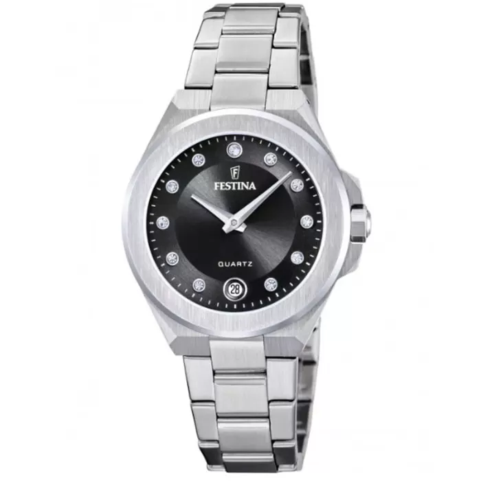 ΡΟΛΟΙ FESTINA  F20700/6 FESTINA Mademoiselle Crystals Silver Stainless Steel Bracelet