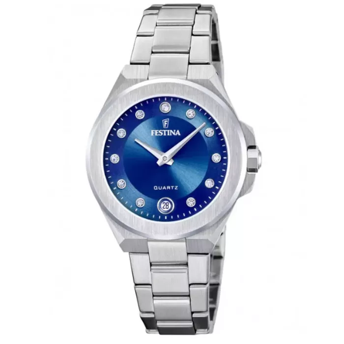 ΡΟΛΟΙ FESTINA  F20700/5 FESTINA Mademoiselle Crystals Silver Stainless Steel Bracelet