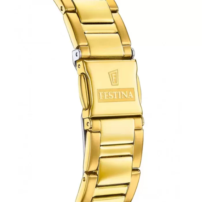 ΡΟΛΟΙ FESTINA  F20609/6 FESTINA Rainbow Chronograph Gold Stainless Steel Bracelet